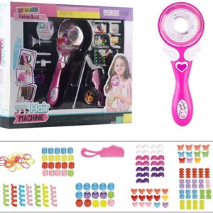 اسباب بازی لوازم آرایشی پک کامل دستگاه بافت مو با نخ رنگی BRAIDED HAIR MACHINE _اسباب بازی اکسسوری و لوازم مدرسه